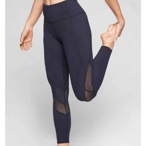 Athleta Legging with Mesh Detail